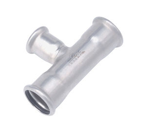 Reducing Tee Press Fit Plumbing Fittings Durable Welded Technics Type
